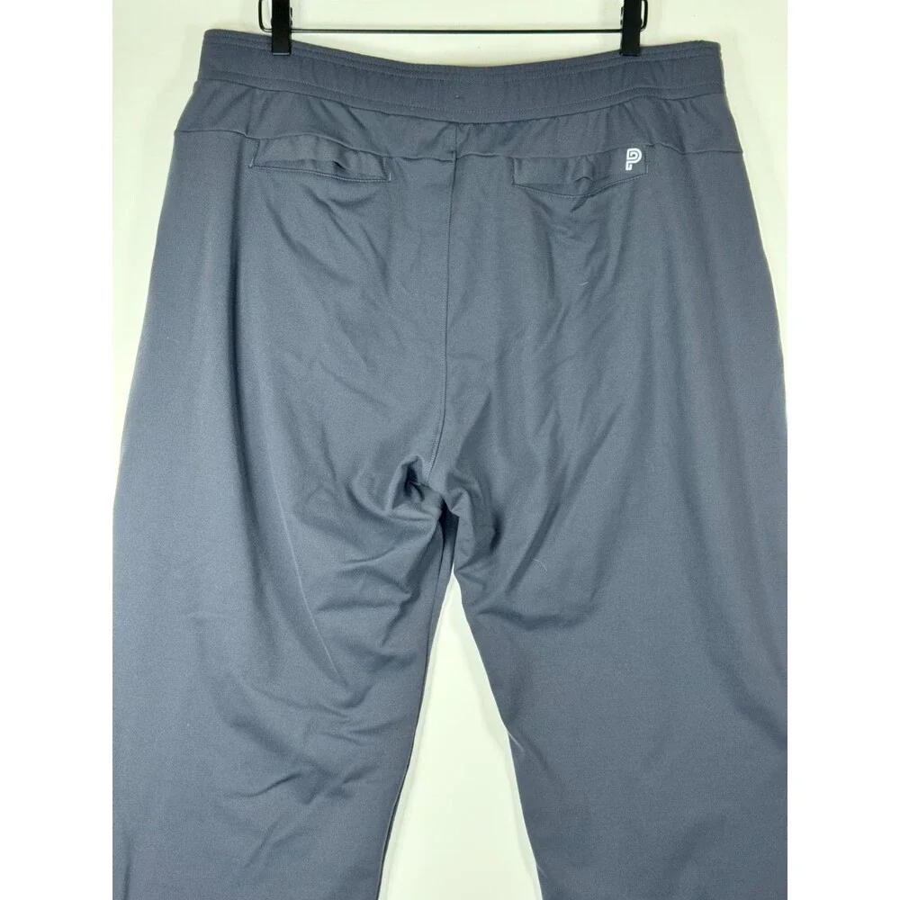 Public Rec Performance Pants Mens 42 Gray Stretch Travel Lounge Zip‎ Pockets
